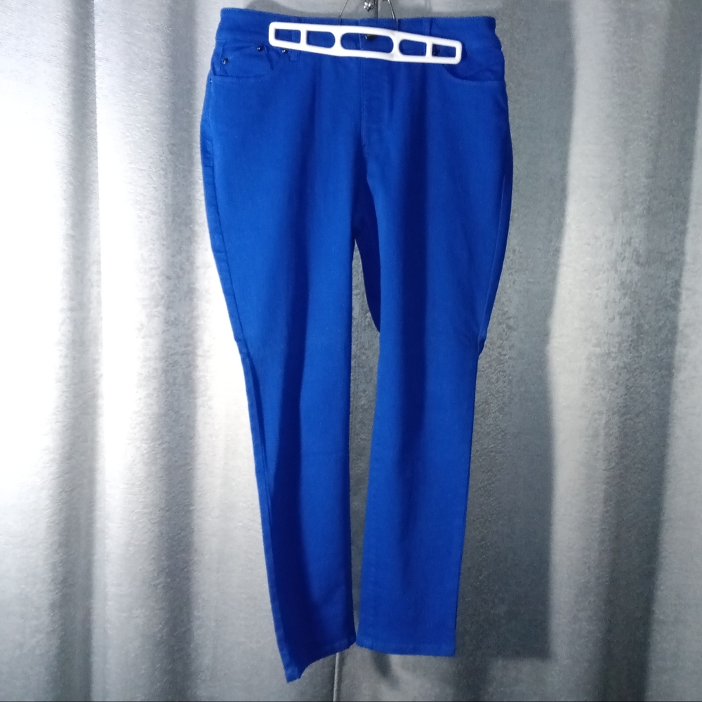 Bright Blue Petite Jeggings